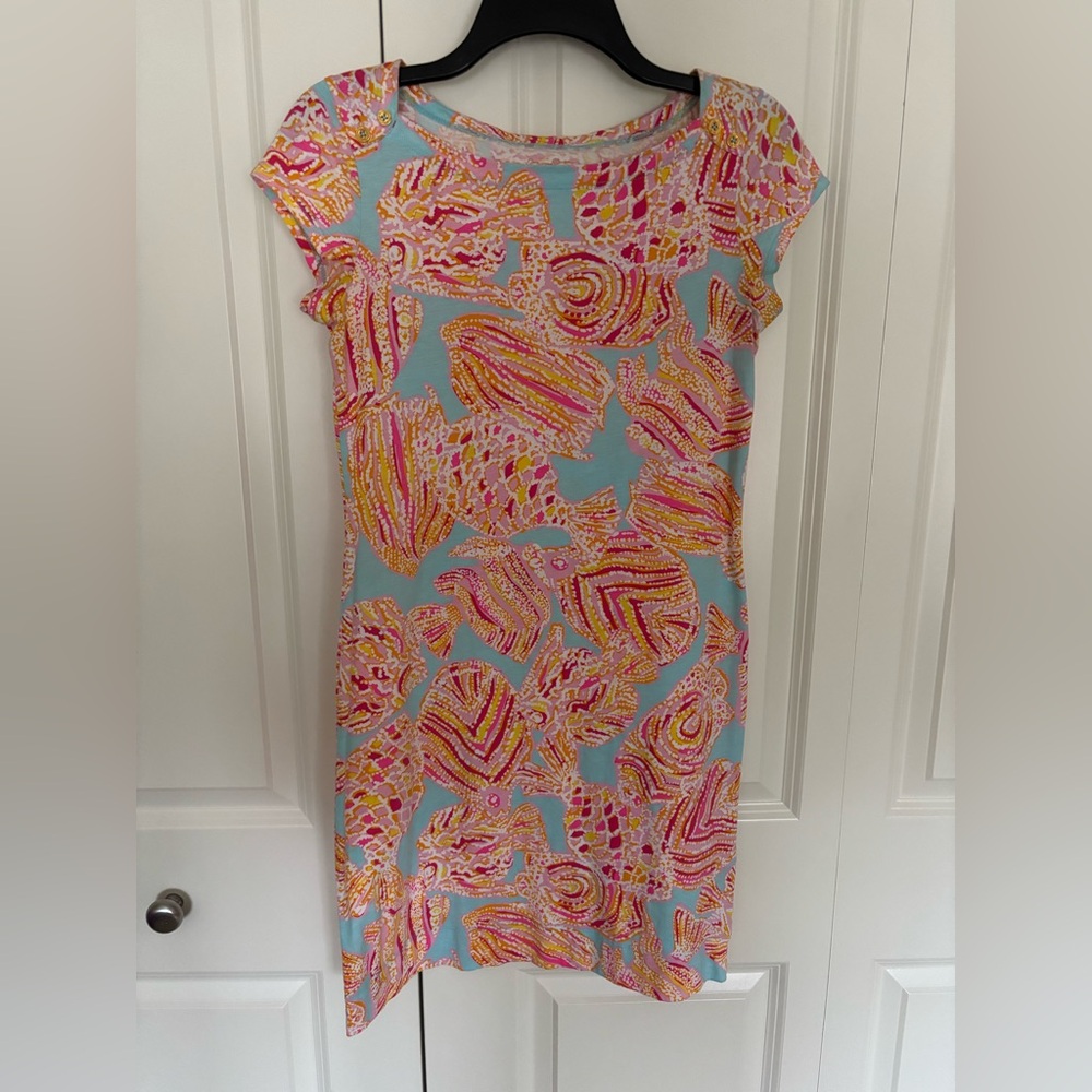 Lilly Pulitzer Loren Dress Women's Size XS Tini Bikini Print Tropical.
